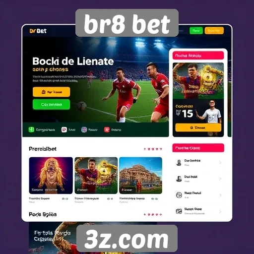 Análise sobre a interface do site br8 bet